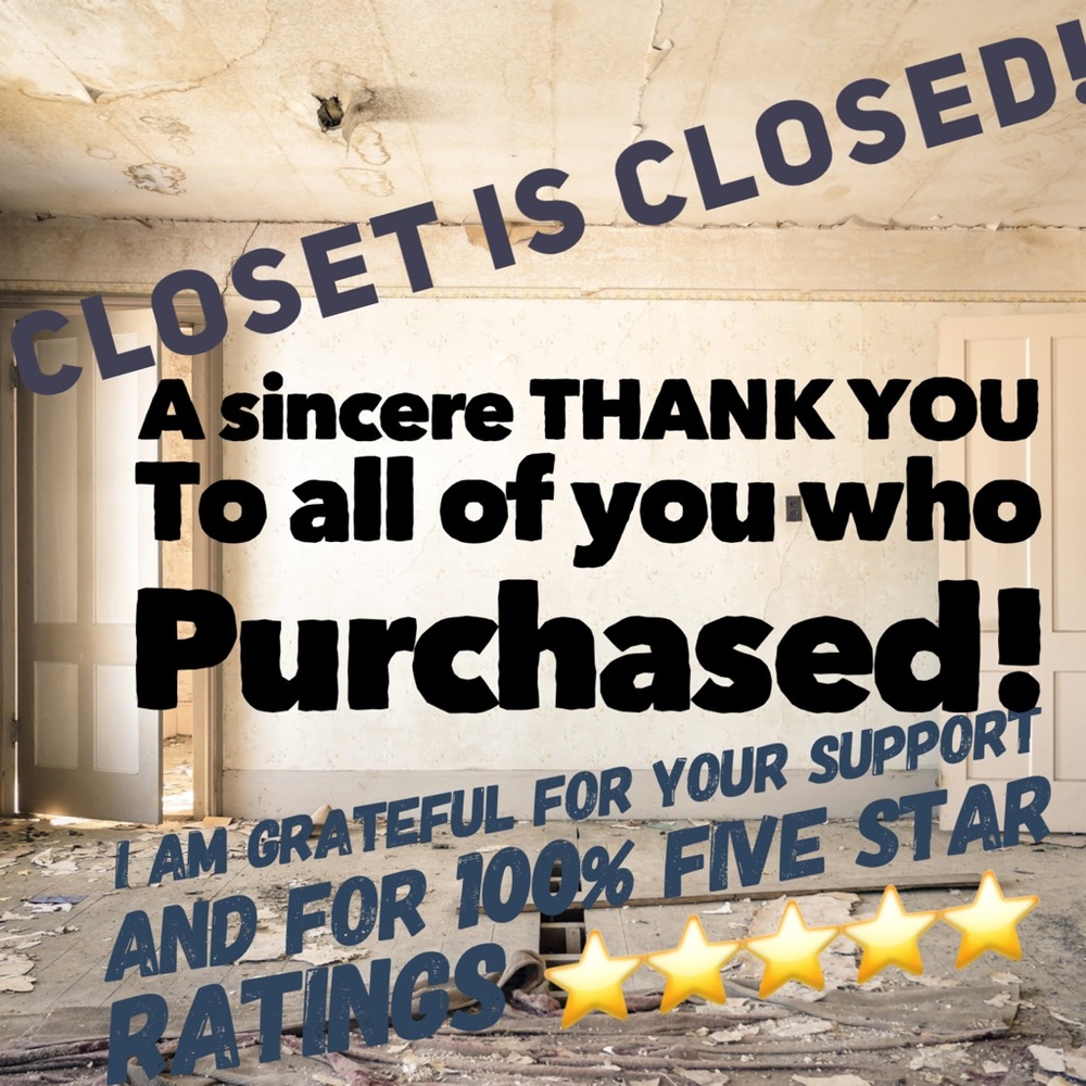 CLOSET HAS REOPENED...